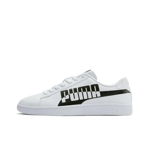 PUMA Smash V2 Skateboard Shoes Men Low-Top Black/White