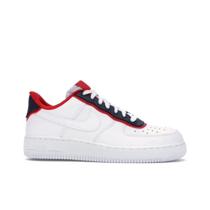 Nike Air Force 1 Low Double Layer White Obsidian Red-1