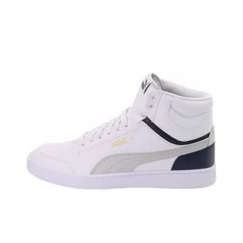 PUMA Shuffle Mid 'White Grey Peacoat'