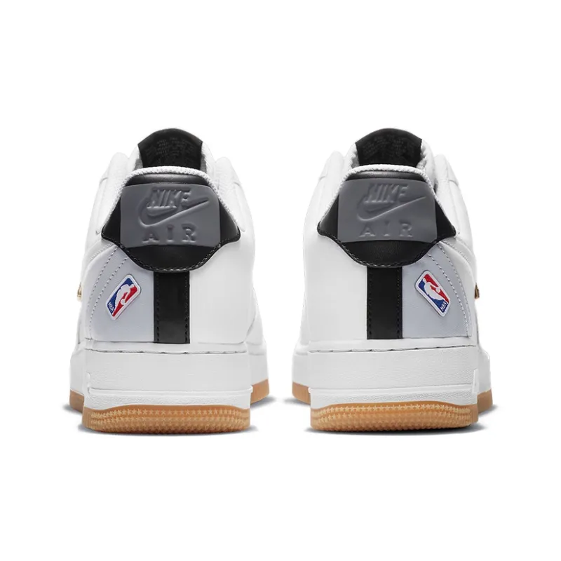 Nike Air Force 1 Low Nba White Grey Gum-4