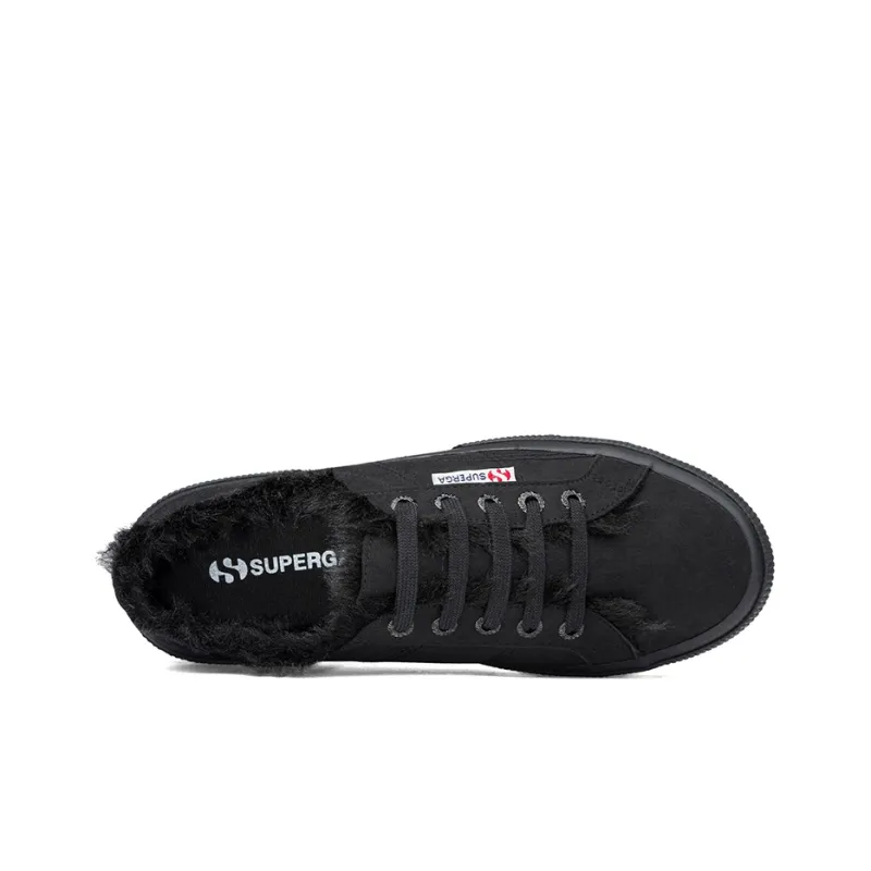 SUPERGA Skateboard Shoes Unisex Low-Top Black-2