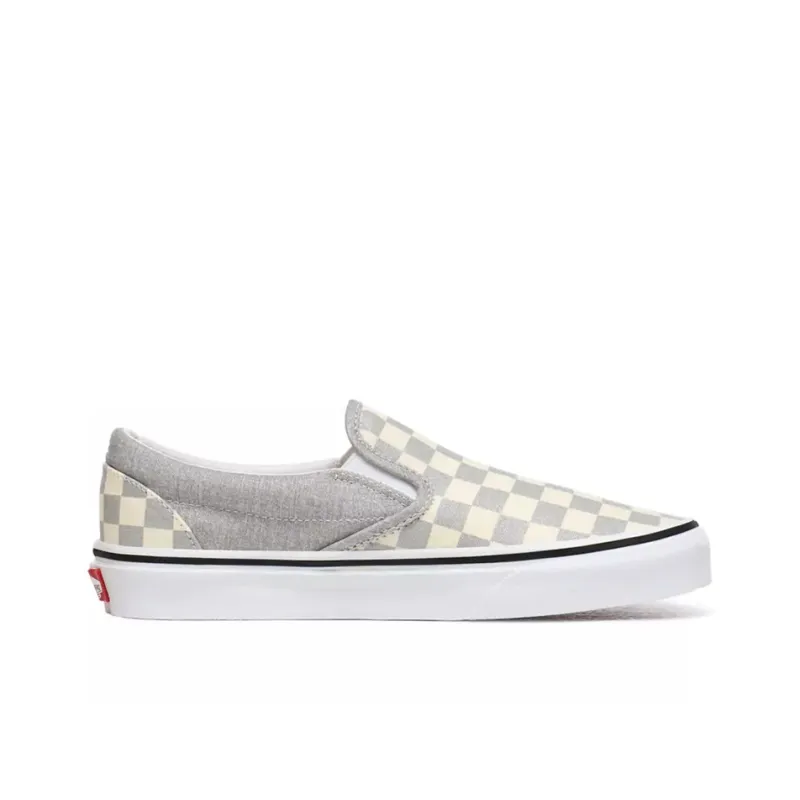 Vans Classic Slip On 'Checkerboard Silver'-1