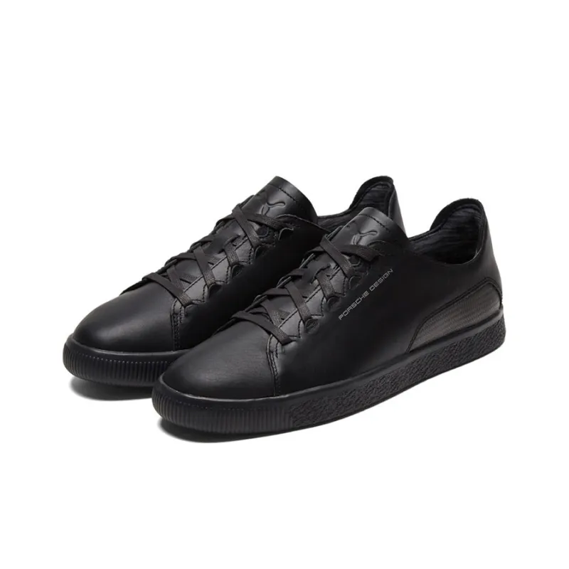 PUMA First Mile X Porsche Design X Court Dix 'Jet Black'-2