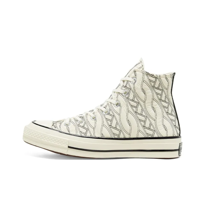 Converse Chuck Taylor All Star 70 Hi Runway Cable Knit Egret Women's-0