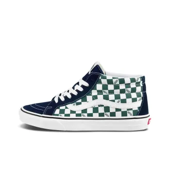 Vans Sk8 mid Checkerboard Green/White