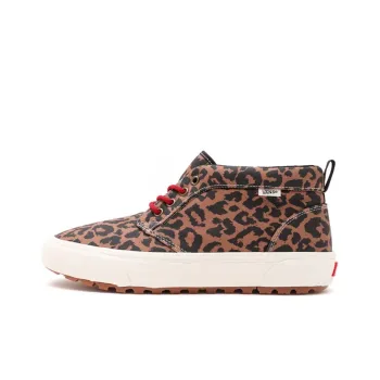 Vans Chukka Slip-Resistant Lightweight Wear-Resistant Mid-Top Skateboard Shoes Unisex Chestnut
