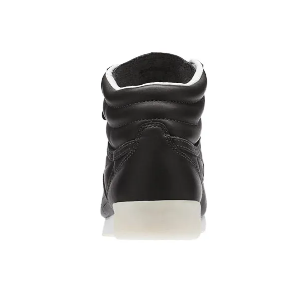 Reebok Freestyle Hi Coverage Slip Resistant Cushioning Lightweight Support High Top Skateboard Shoes Women's Black-3