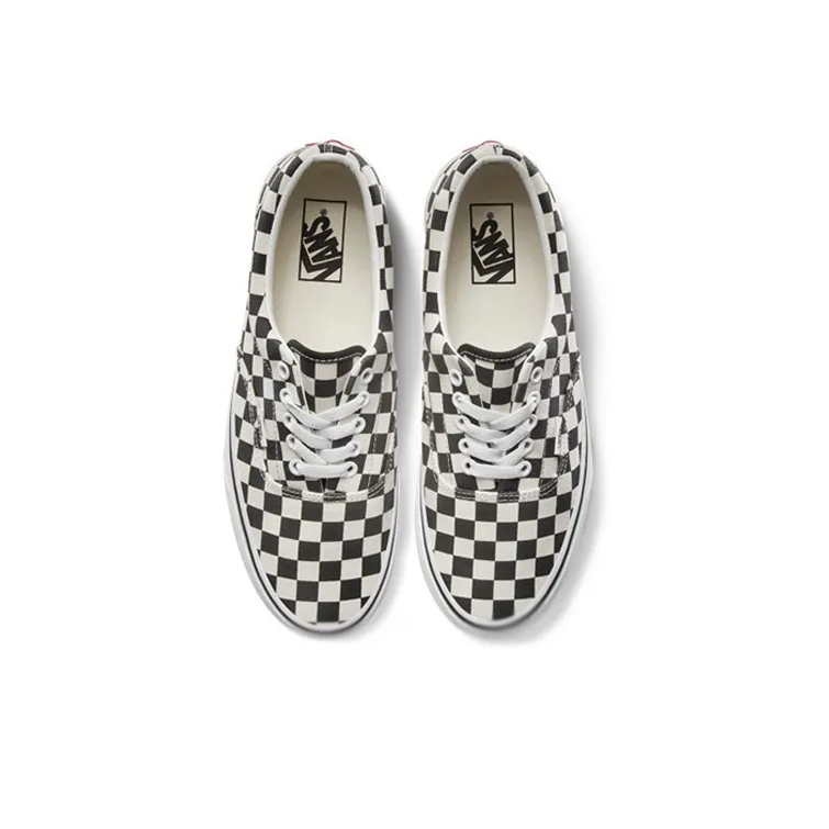Vans Era Checkerboard Marshmallow Black-2