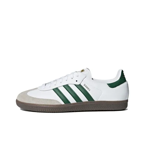 Adidas Originals Samba Skateboard Shoes Men Low-Top White/Green