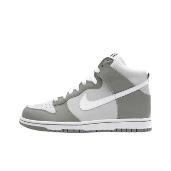Nike Dunk High Skate Shoes 'Gray White'