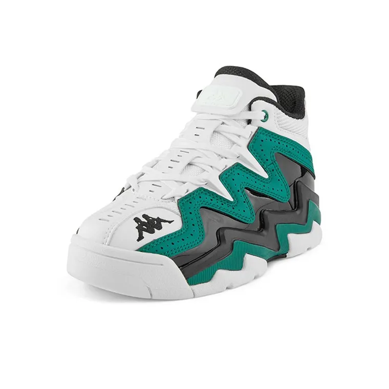 Kappa High Top Skateboard Shoes Unisex Lake Green-1