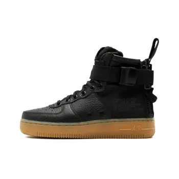 Nike Sf Air Force 1 Mid Black Gum Women's