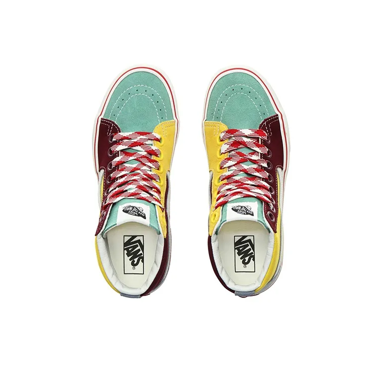 Sk8 Vans Hi Frayed Laces 'Creme De Menthe'-3