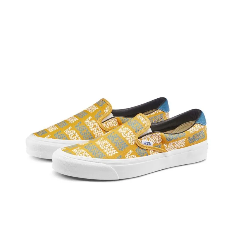 Vans Og Slip On 59 Lx 'Logo Checkerboard Golden Glow'-1