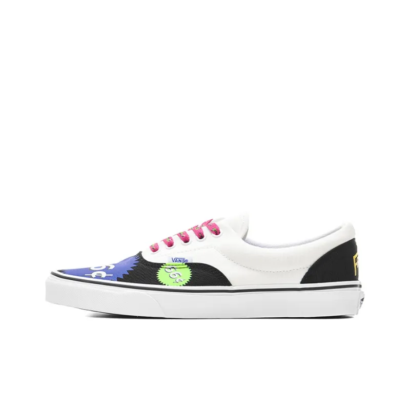 Vans Era Small Series Stylish Casual Skate Shoes Unisex Black White-0