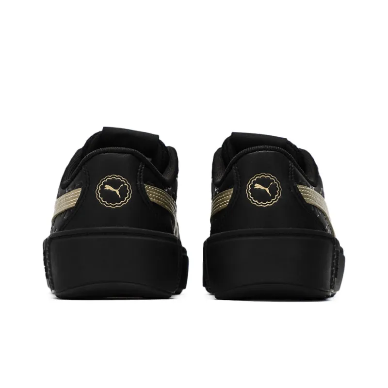 PUMA Smash Platform V2 'Celestial Black Team Gold' Women's-3