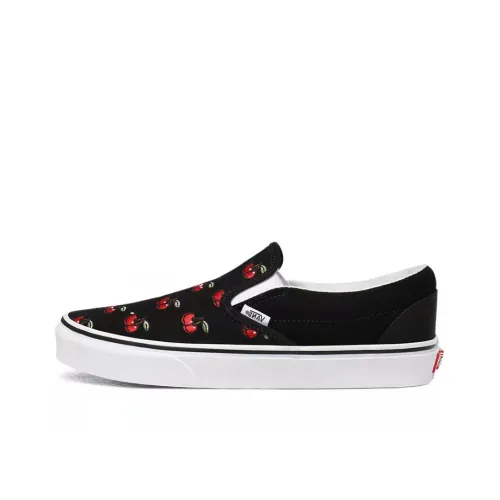 Vans Classic Slip-On Cherries Black