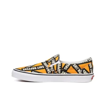 Vans Shit Happens Classic Slip On Orange