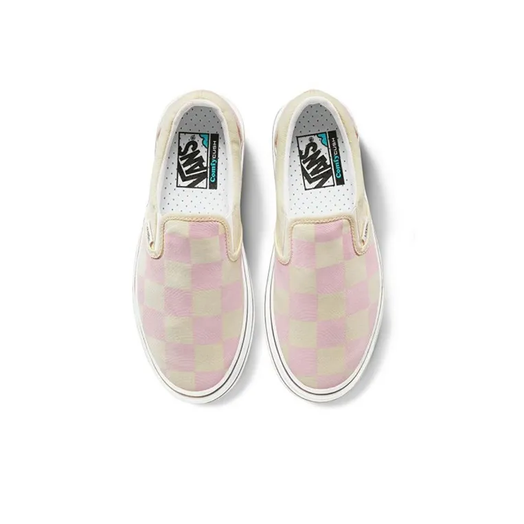 Slip On Classic Vans ComfyCush 'Big Classics Checker Blushing Bride' Women's-3