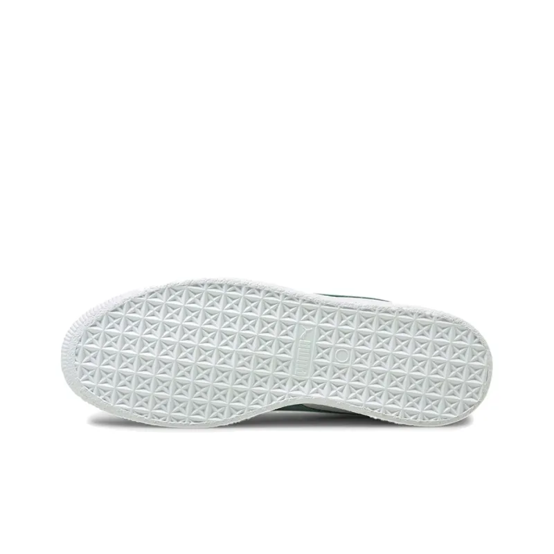PUMA Basket Mid Shoes Vintage White/Green/Grey-5