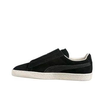PUMA Suede Wrap Colorblocked Anti-Slip Wear-Resistant Low-Top Skateboard Shoes Men's Black
