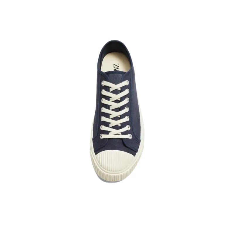 ZARA Cushioning Anti-Slip And Wear-Resistant Low-Top Casual Shoes Men's Blue-2