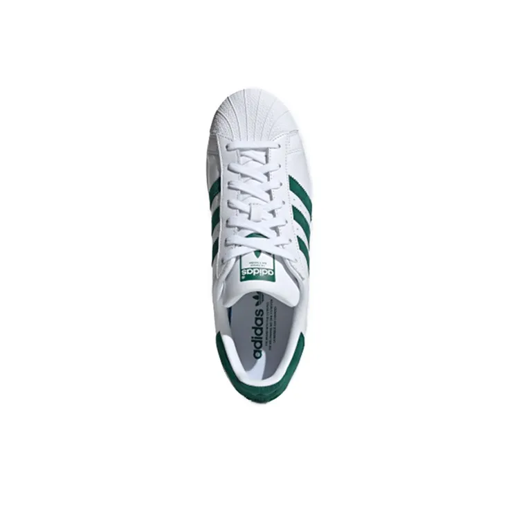 Adidas Superstar White Collegiate Green-3