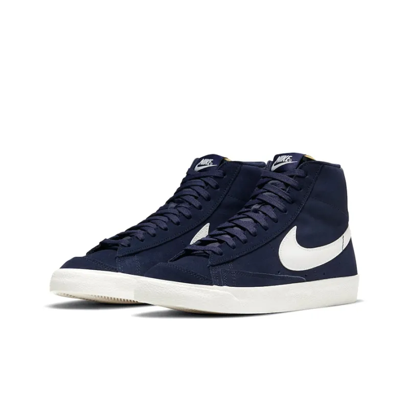 Nike Blazer Mid 77 Navy Suede Women's-2