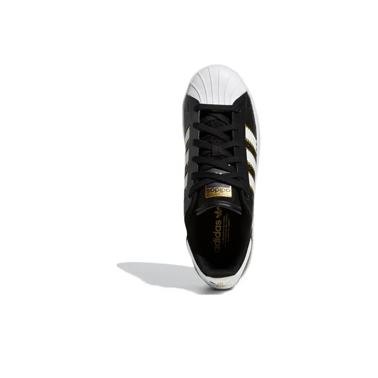 Adidas Superstar Ot Tech Core Black Cloud White Gold Metallic Women's-4
