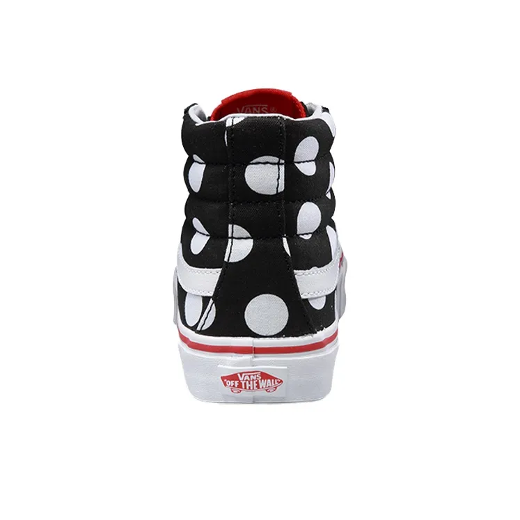 Vans SK8 Hi Slim Polka Dots 'Black White' Women's-4