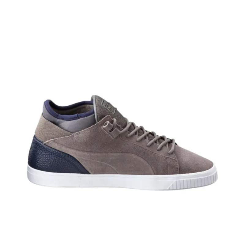 PUMA Play B&C Anti Slip Wear Resistant Low Top Skateboard Shoes Men's Gray-1