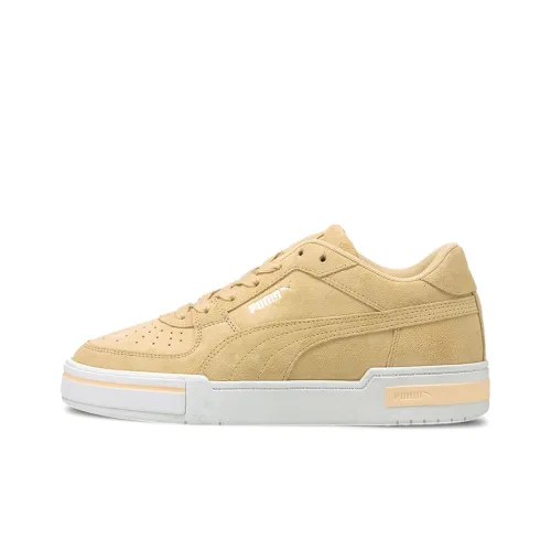 PUMA Suede Skateboard Shoes Men Low-Top Brown/White