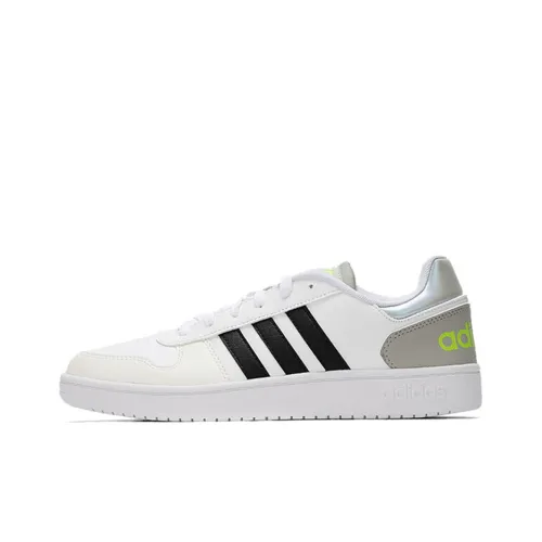 Adidas Neo Hoops 2.0 Skateboard Shoes Men Low-Top White/Gray/Black/Green