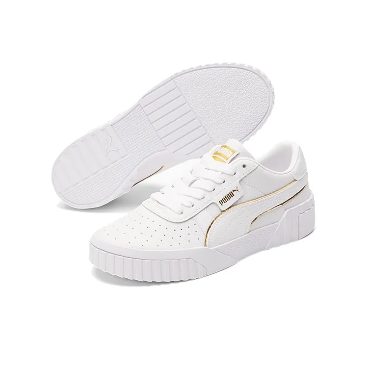 PUMA Cali Metallic WhiteGold 'White Gold' Women's-4