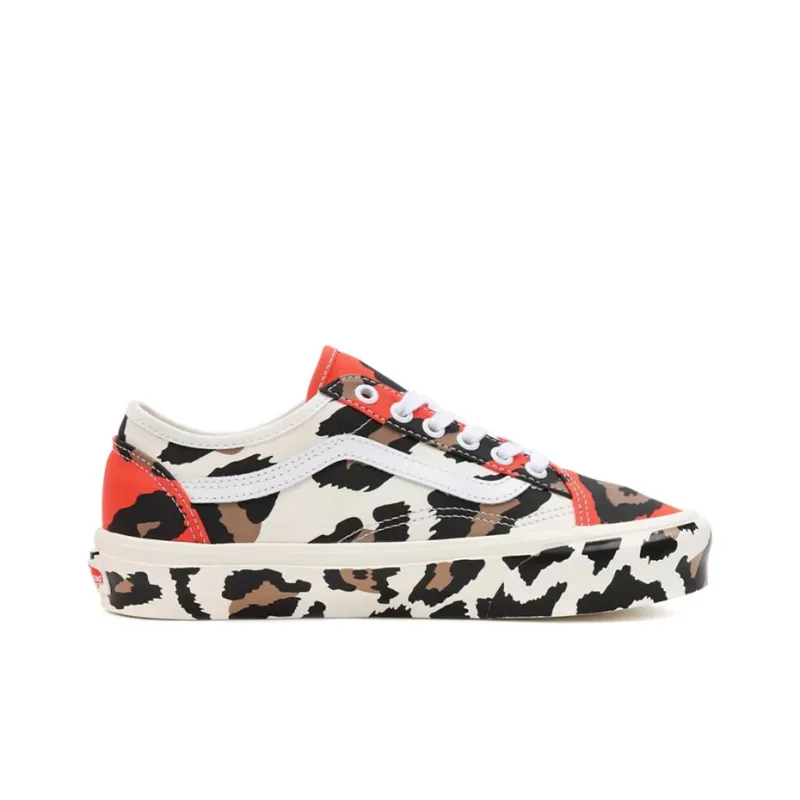 Vans Animal Old Skool 'Black White Red Leopard' Women's-1