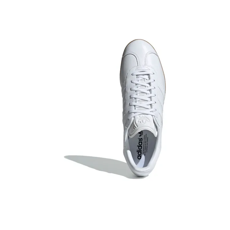 Gazelle Adidas Originals 'White Leather Gum'-4