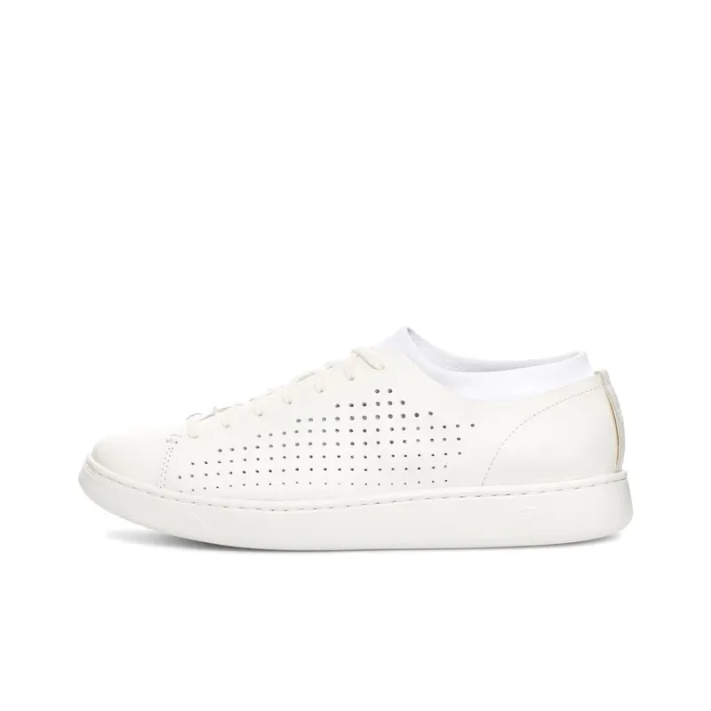 UGG Pismo Cozy Casual Sports Low Tops Skateboarding Shoes White-0