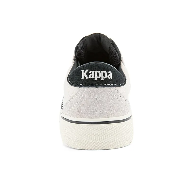 Kappa Coverage Wear-Resistant Low-Top Skateboard Shoes Unisex Heron Feather White-5