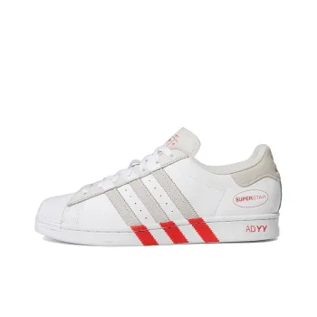 Adidas Originals Superstar Extended 3 Stripes White Red