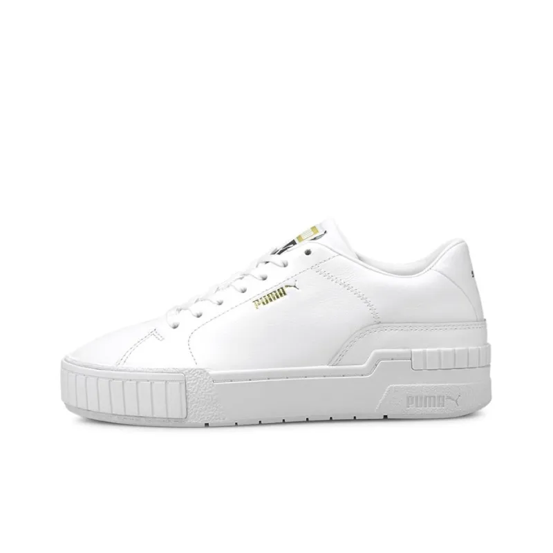 PUMA Cali Sports Clean Leisure Board Shoes White Women's-0