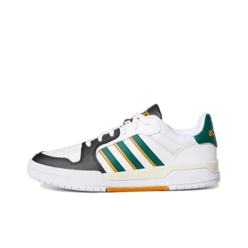 Adidas Neo Entrap Skateboard Shoes Men Low-Top White/Black/Green