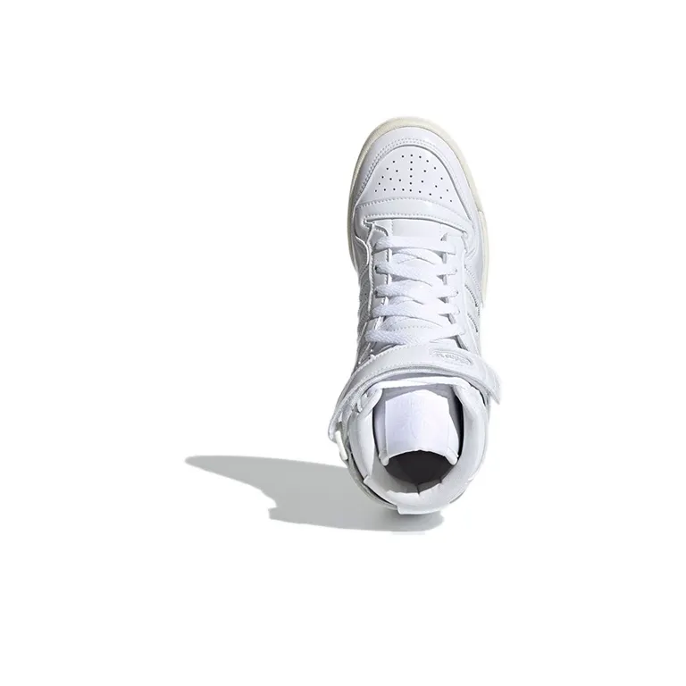 Adidas Forum Mid Triple White Patent Leather Women's-4