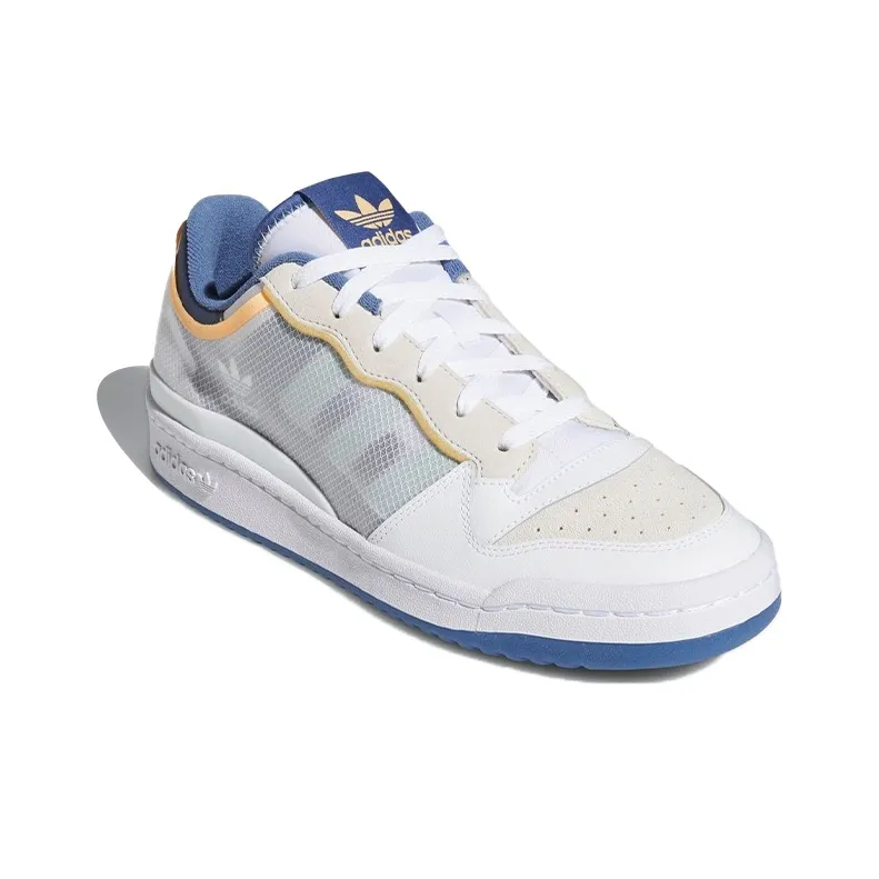 Adidas Forum Low Tt Cloud White Acid Orange Crew Blue-2