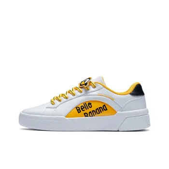 MINIONS x 361° Minions Collaboration Coverage Low Top Skateboard Shoes Women's Vintage Yellow