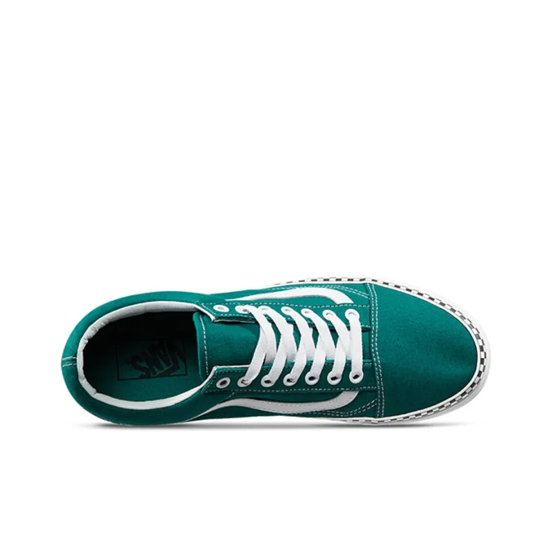 Vans Check Foxing Old Skool Green-3