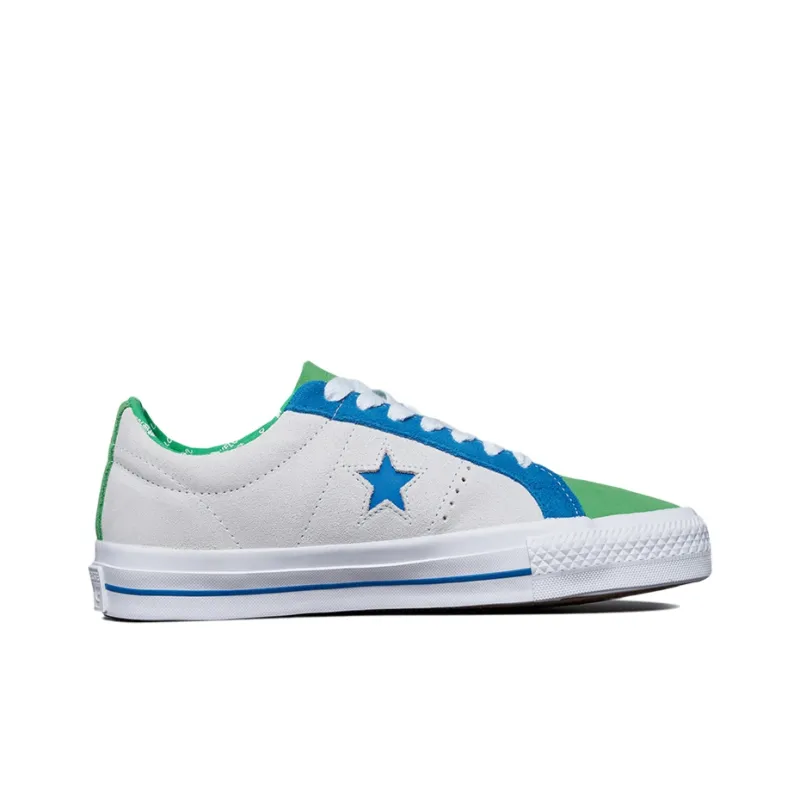 Converse Unisex One Star Pro Sneakers White/Blue-1