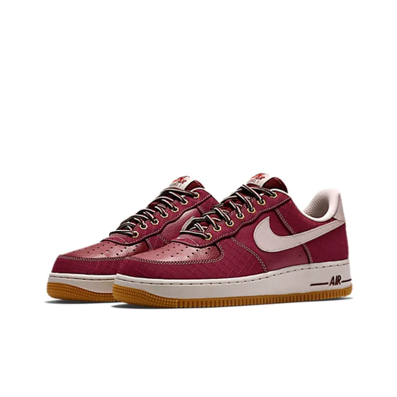 Nike Air Force 1 '07 Low 'Dark Red White'-2