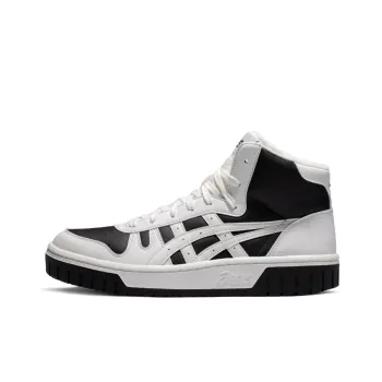 Asics Unisex Court Mz Hi High Heeled Sneakers White/Black