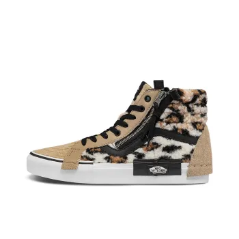 Vans Unisex SK8 HI Cap Mid Top Sneakers Brown/Black