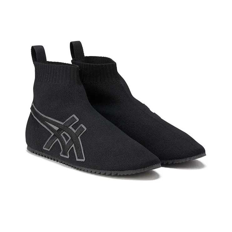 Onitsuka Tiger Tai-Chi Tai Chi Reb Sock Mt Warm Slip-Resistant High-Top Skateboard Shoes Unisex Black-2